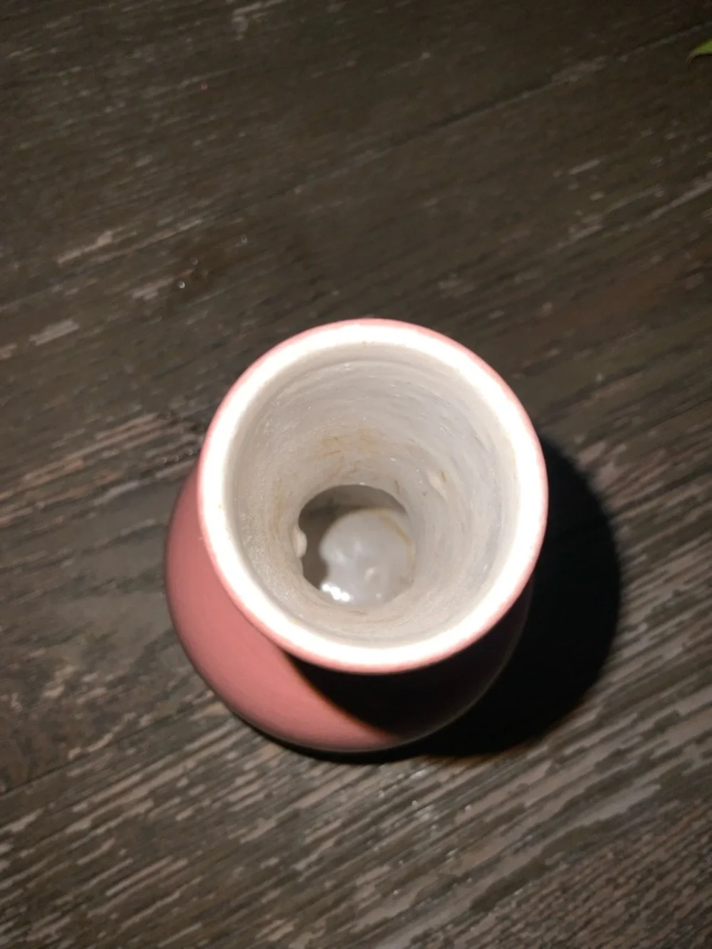 Vintage Pink Pottery Vase - Dogwood Blossoms - Made In Vietnam - 6.5” Tall